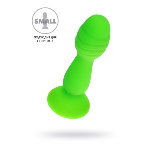 Анальная втулка A-Toys by TOYFA Terg, силикон, зеленый, 10 см Анальная втулка A-Toys by TOYFA Terg, силикон, зеленый, 10 см (иной угол)