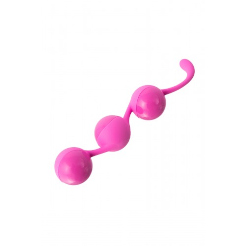 Вагинальные шарики Seven Creations, силиконовые, розовые, Ø3,5