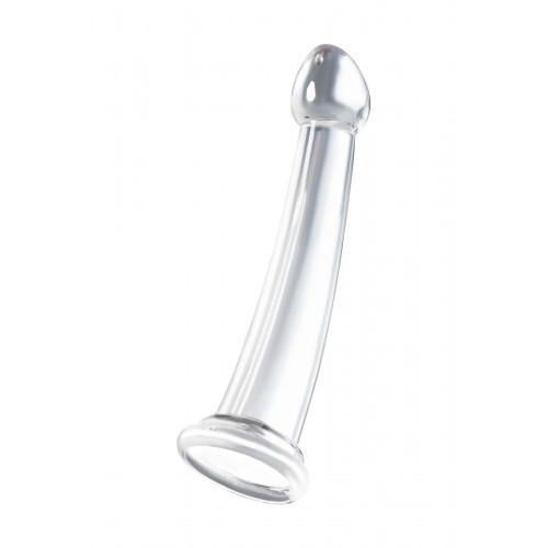 Нереалистичный фаллоимитатор Jelly Dildo XL Toyfa Basic, TPE, прозрачный, 22 см