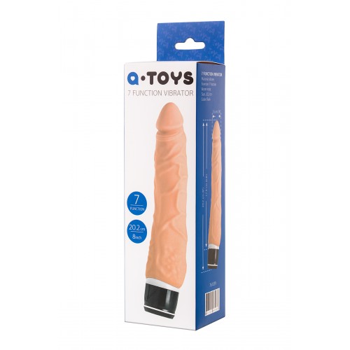 Реалистичный вибратор TOYFA A-Toys  Мультискоростной, Силикон,  режимов вибрации, 17,2 см