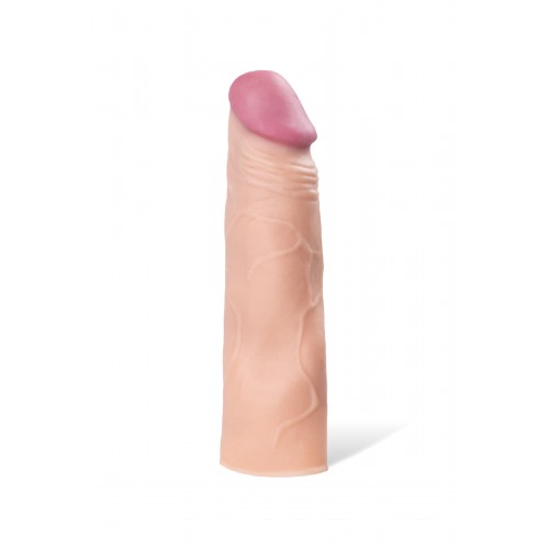 Насадка на пенис TOYFA A-Toys  , SoftSkin, Телесный, 16,5 см