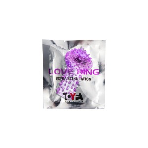 Вибронасадка на палец TOYFA, TPE, фиолетовый, 6,5 см (иной угол)