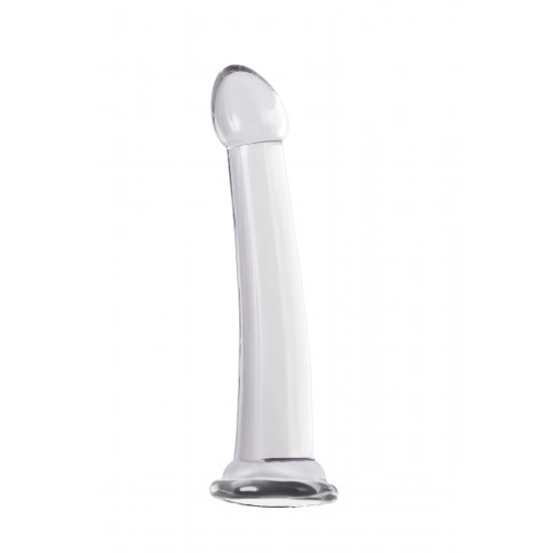 Нереалистичный фаллоимитатор Jelly Dildo XL Toyfa Basic, TPE, прозрачный, 22 см