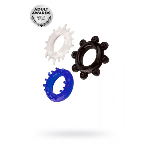 Набор колец TOYFA A-toys, TPE, Ø 3 см