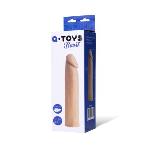 Насадка на пенис TOYFA A-Toys  , SoftSkin, Телесный, 16,5 см (иной угол)