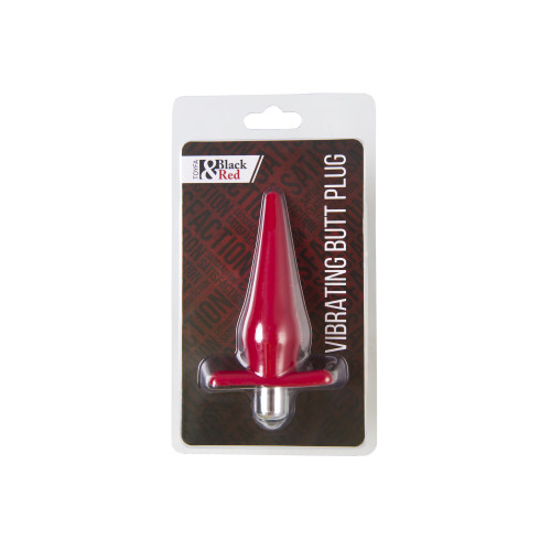 Анальная втулка Black&Red by TOYFA, TPE, красная, 12,7 см, Ø 3 см
