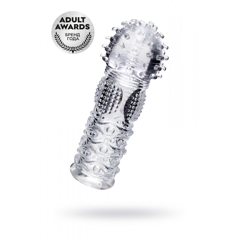 Насадка на палец A-Toys Hicks, TPE, прозрачный 8,5 см