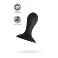 Анальная втулка Erotist Hidro S, силикон, чёрный, 8,5 см