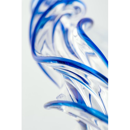 Нереалистичный фаллоимитатор Sexus Glass, стекло, прозрачный, 18,5 см