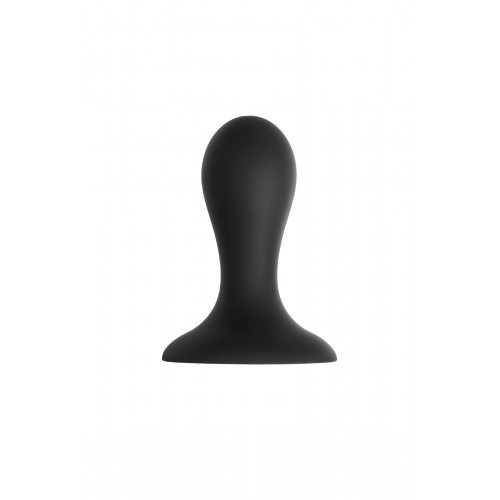 Анальная втулка Erotist Hidro S, силикон, чёрный, 8,5 см