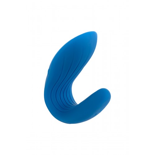 Многофункциональный стимулятор для пар Satisfyer Partner Whale, силикон, голубой, 17 см.