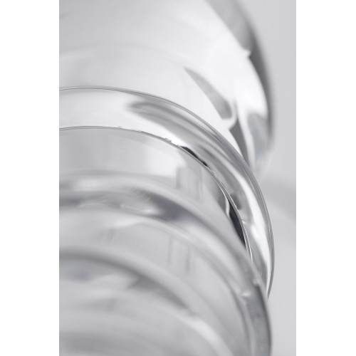 Нереалистичный фаллоимитатор Sexus Glass, стекло, прозрачный, 16 см