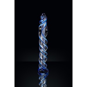 Нереалистичный фаллоимитатор Sexus Glass, стекло, прозрачный, 18,5 см (иной угол)