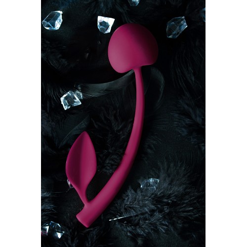 Вагинальный шарик JOS WILD CHERRY, силикон, бордовый, 13 см