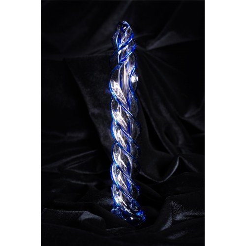 Нереалистичный фаллоимитатор Sexus Glass, стекло, прозрачный, 18,5 см