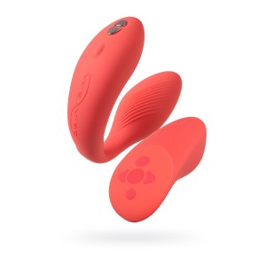 Смарт-вибратор для двоих We-Vibe Chorus коралловый (иной угол)