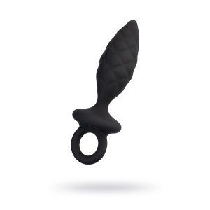 Анальная пробка Erotist Strob S - size, силикон, черная, 11,7 см Анальная пробка Erotist Strob S - size, силикон, черная, 11,7 см (иной угол)