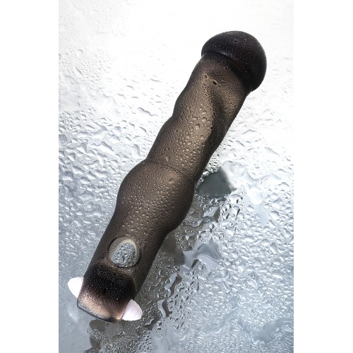 Насадка ToyFa XLover, для увеличения размера с вибрацией,TPE, черная прозрачная, 19,4 см