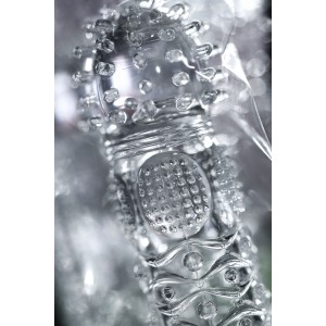 Насадка на палец A-Toys Hicks, TPE, прозрачный 8,5 см (иной угол)