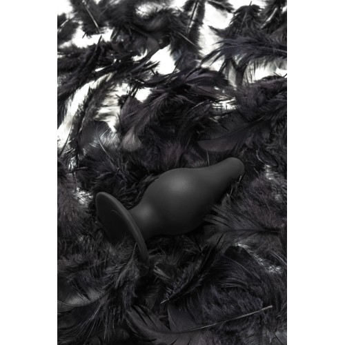 Анальная втулка Erotist Spade M, сайлекспан, чёрный, 10 см