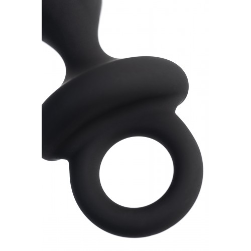 Анальная пробка Erotist Strob S - size, силикон, черная, 11,7 см