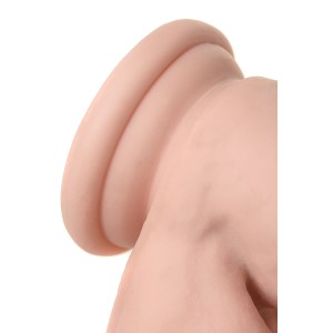Вибратор с пультом ДУ TOYFA RealStick Elite Vibro, TPR, телесный, 10 режимов вибрации, 21 см Вибратор с пультом ДУ TOYFA RealStick Elite Vibro, TPR, телесный, 10 режимов вибрации, 21 см (иной угол)