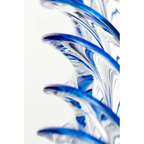 Нереалистичный фаллоимитатор Sexus Glass, стекло, прозрачный, 18,5 см