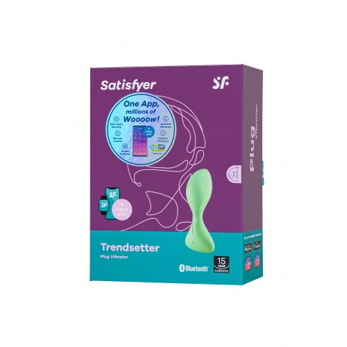 Анальная втулка Satisfyer Trendsetter, зеленая