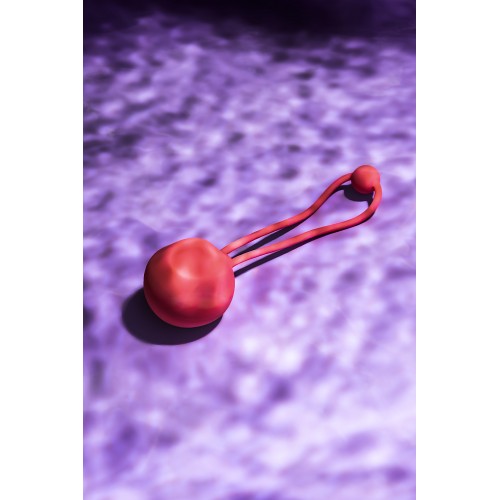 Вагинальный шарик L'EROINA by TOYFA Rosy, силикон, коралловый, Ø 3,1 см, 50 г