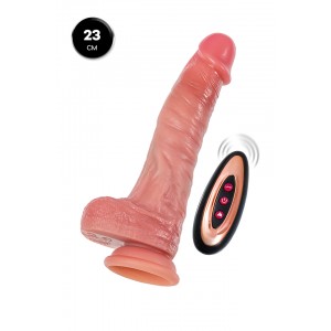Вибратор-пульсатор реалистичный, Mr.Baton, RealMotion, силикон, 23см, Ø4