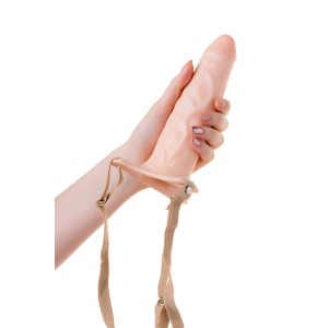 Фаллопротез LoveToy поясной 18,5 см (иной угол)