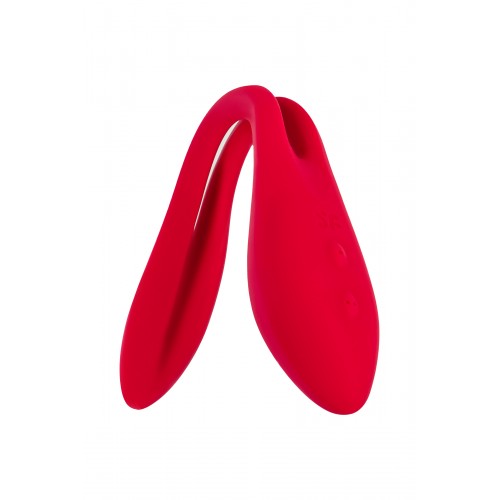 Многофункциональный вибратор для пар с гибкой основой Satisfyer Elastic Joy Red