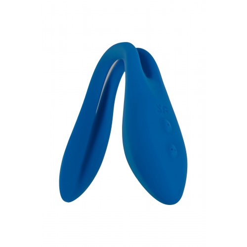 Многофункциональный вибратор для пар Satisfyer Elastic Game, синий