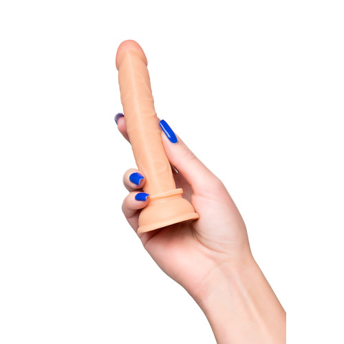 Анальный фаллоимитатор, PVC, телесный, 14 см