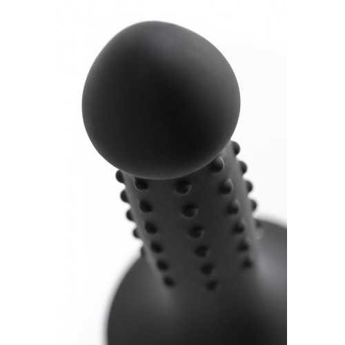 Анальный фаллоимитатор A-Toys Spikn, силикон, черный, 14 см