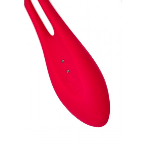 Многофункциональный вибратор для пар с гибкой основой Satisfyer Elastic Joy Red