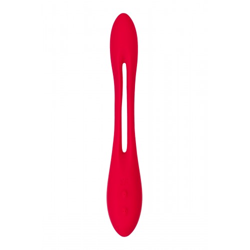 Многофункциональный вибратор для пар с гибкой основой Satisfyer Elastic Joy Red