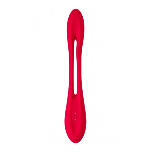 Многофункциональный вибратор для пар с гибкой основой Satisfyer Elastic Joy Red