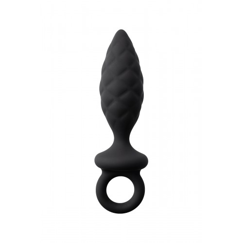 Анальная пробка Erotist Strob M - size, силикон,черная, 13,5 см