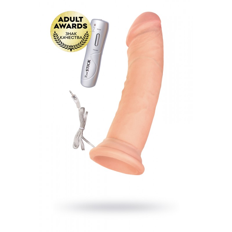 Реалистичный вибратор TOYFA RealStick Elite Kurt, TPR, телесный, 20 см