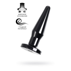 Анальная втулка TOYFA POPO Pleasure Gemini α, TPE, черная, 12,1 см Анальная втулка TOYFA POPO Pleasure Gemini α, TPE, черная, 12,1 см (иной угол)
