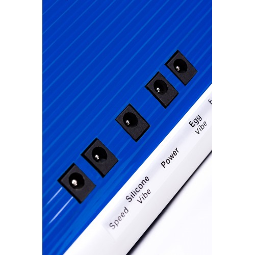 Секс-машина, Diva, Fuck Box c двумя насадками, металл, синий, 39 см