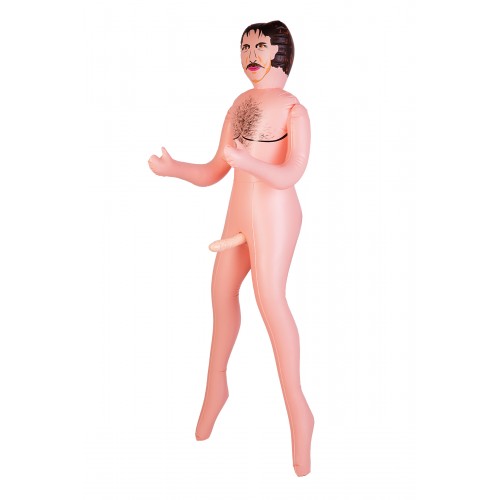 Кукла надувная Jacob, мужчина, TOYFA Dolls-X,  160 см