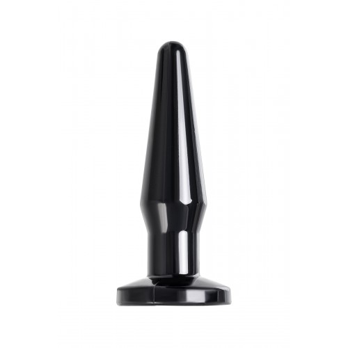 Анальная втулка TOYFA POPO Pleasure Gemini α, TPE, черная, 12,1 см