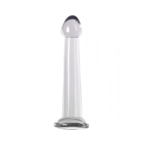 Нереалистичный фаллоимитатор Jelly Dildo S Toyfa Basic, TPE, прозрачный, 15,5 см