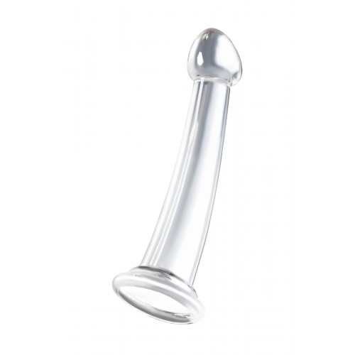 Нереалистичный фаллоимитатор Jelly Dildo S Toyfa Basic, TPE, прозрачный, 15,5 см