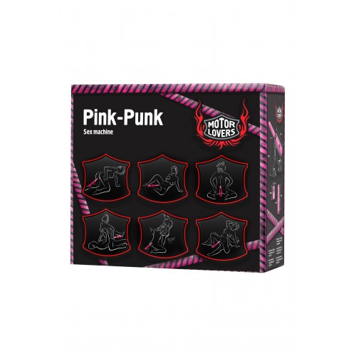 Секс-машина Pink-Punk, MotorLovers, ABS, розовый, 36 см