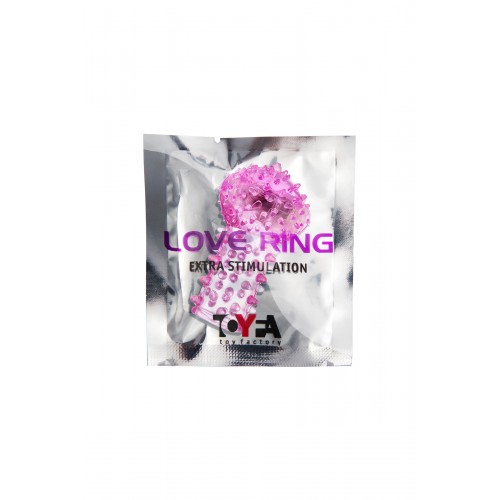 Вибронасадка на палец TOYFA, TPE, розовый, 6,5 см