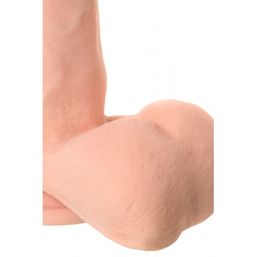 Ротатор TOYFA RealStick Elite, реалистичный, на присоске, SoftSkin, телесный, 7 режимов ротации17 см