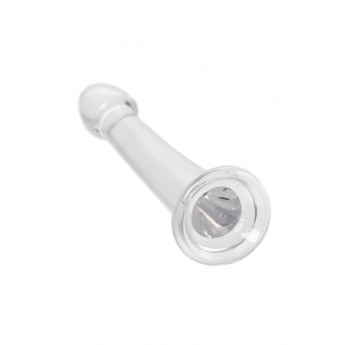 Нереалистичный фаллоимитатор Jelly Dildo S Toyfa Basic, TPE, прозрачный, 15,5 см